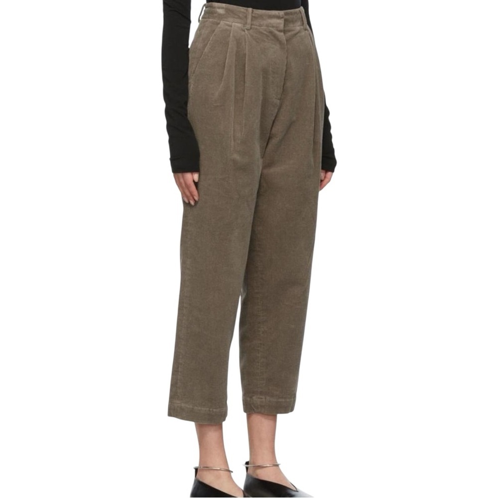Nothing Written Taupe Corduroy Genet Trousers Pants Size Medium